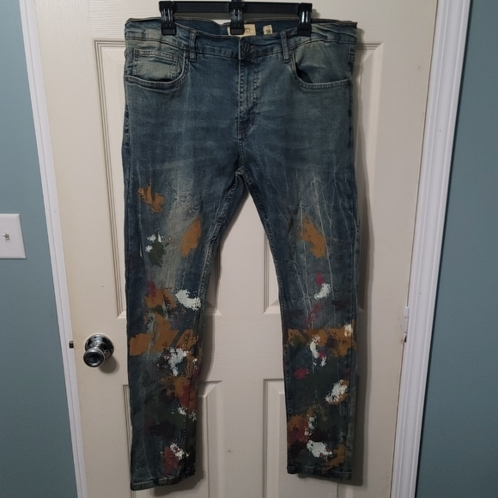 FWRD Denim‎ Skinny Paint Jeans Men's 38 Great Condition